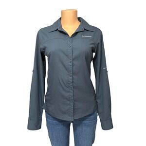 Columbia Omni-Shade Sun Protection Long Sleeve Button Up Shirt Women's XS